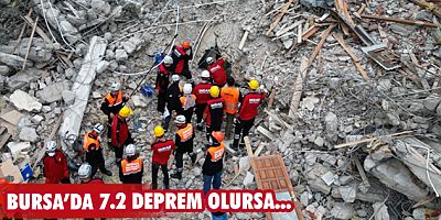 Bursa'da 7.2 büyüklüğünde deprem olursa...