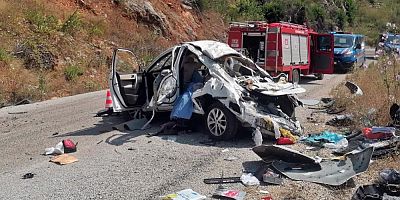  Antalya’da kaza: 2 ölü, 1’i ağır 3 yaralı