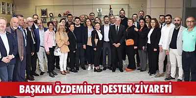 Başkan Özdemir’e destek ziyareti