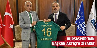 Bursaspor Kulübü, Alinur Aktaş’ı ziyaret etti
