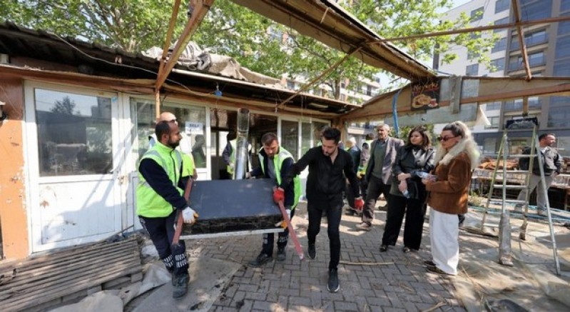 1050 Konutlar'daki yeşil alan işgalden kurtarıldı