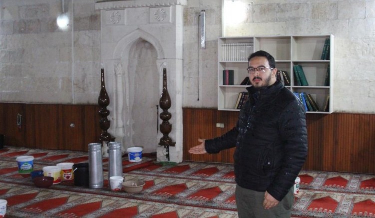 201 yıllık camide kovalı önlem