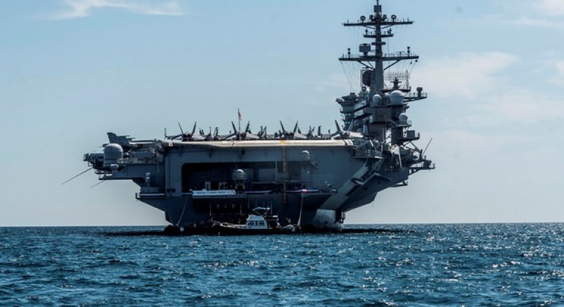 Abraham Lincoln uçak gemisinin kaçışı dünya basınında