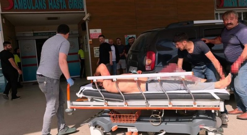 Akraba arası kavga kanlı bitti: 1 ağır yaralı