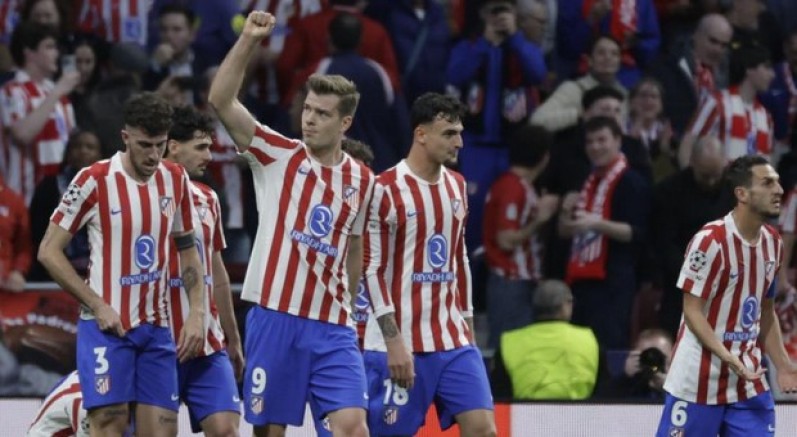 Atletico Madrid son 16 turuna yükseldi