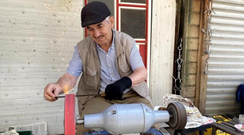 Bıçakçılarda bayram mesaisi