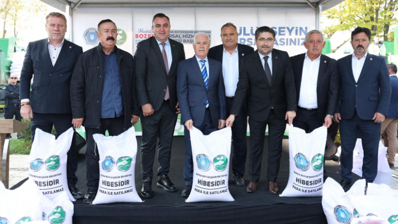 Bursa'da çiftçinin yüzü gülüyor