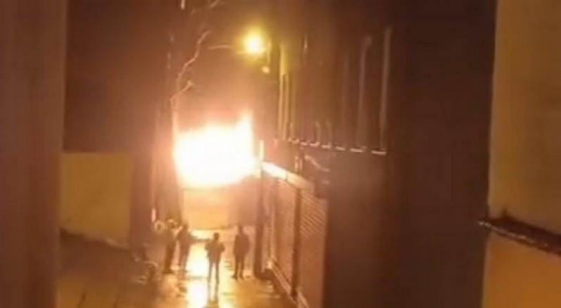 Bursa'da depo yangını