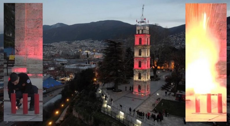 Bursa'da ramazan topunun yerini ses bombası aldı