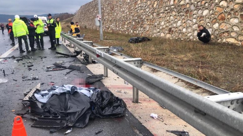 Bursa’da trafik kazası: 4 ölü, 7 yaralı