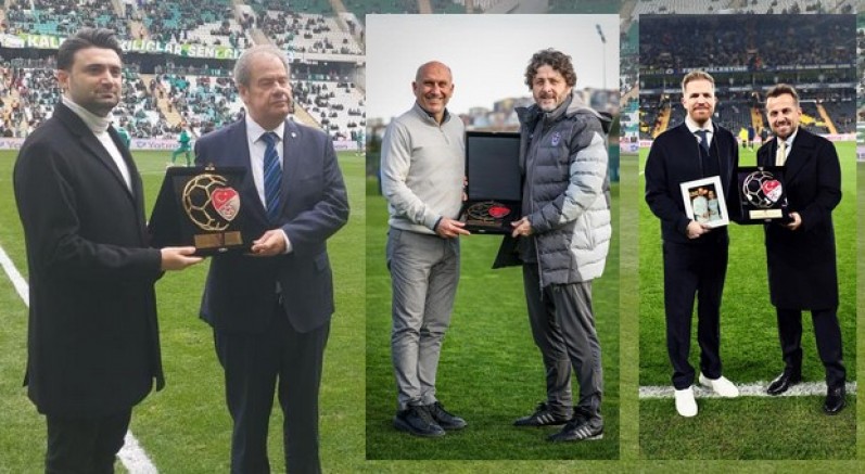 Bursaspor, Fenerbahçe, ve Fatih Tekke ödüllerini aldı