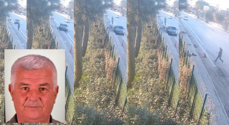 Cinayet gibi kaza güvenlik kamerasında