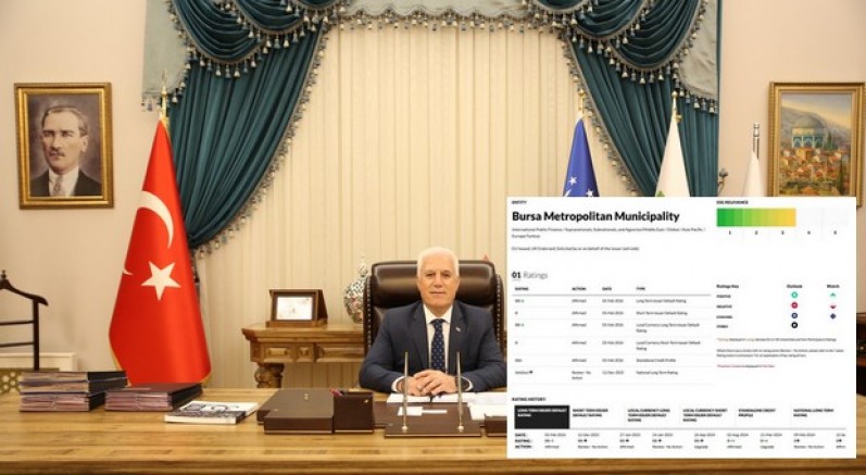 Fitch, Bursa’nın kredi notunu ‘Pozitif’e çıkardı