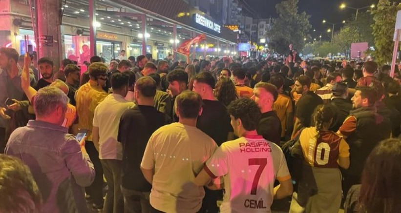 Galatasaray'ın şampiyonluğu Bursa'da kutlandı