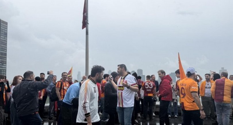 Galatasaray’ın şampiyonluğu New York’ta coşkuyla kutlandı