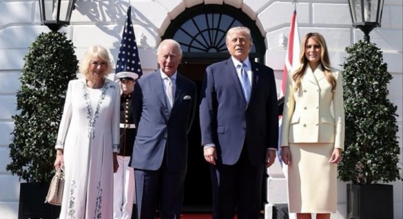 İngiltere Kralı Charles ve eşi Kraliçe Camilla ABD’de
