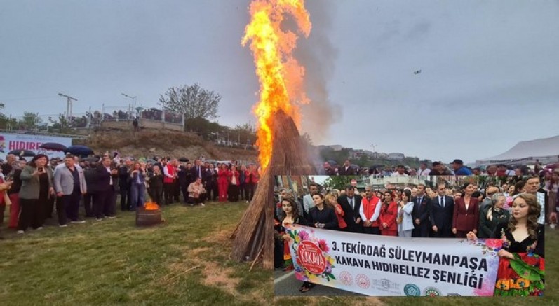 Kakava ateşi Tekirdağ’ı sardı