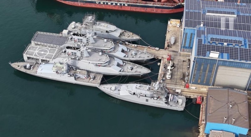 Katar için üretilen hücumbotları suya indirildi