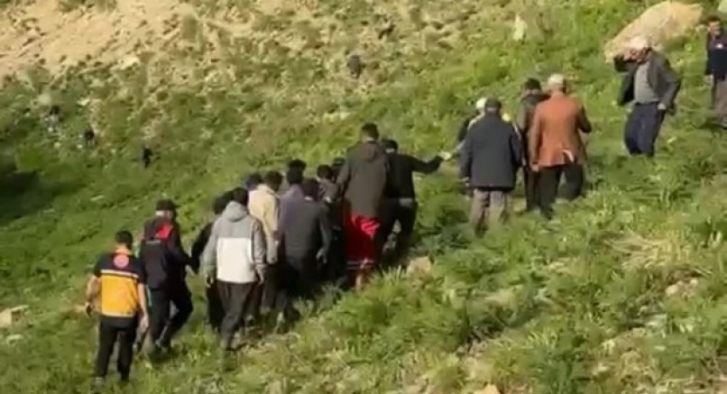 Kayalıklardan düşen kadın hayatını kaybetti