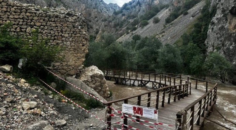 Kazankaya Kanyonu’nda tedbir alındı