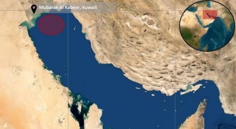 Kuveyt açıklarındaki petrol tankerinde patlama