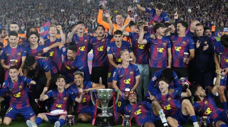  La Liga'da şampiyon Barcelona