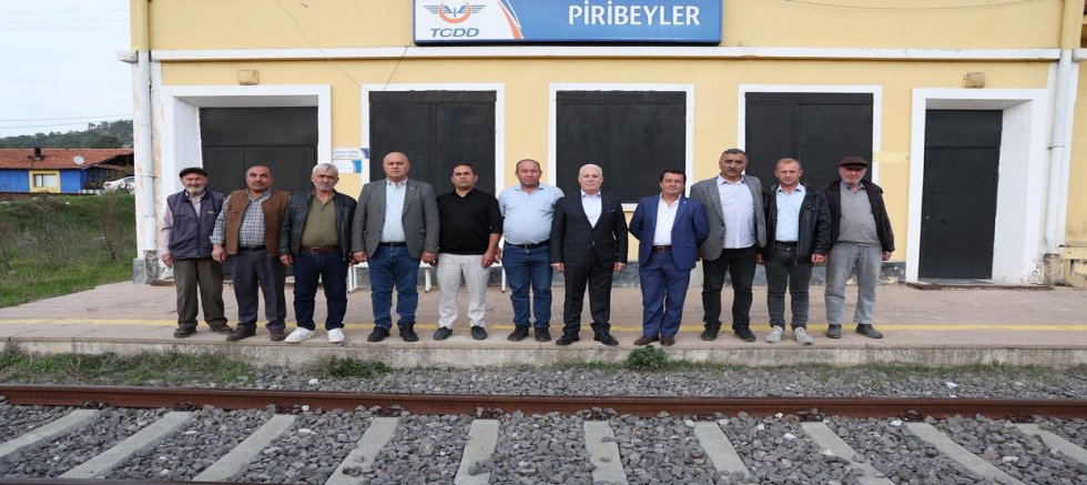 90 yıllık tren istasyonuna ziyaret