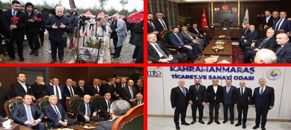 Başkan Bozbey'den deprem bölgesine ziyaret