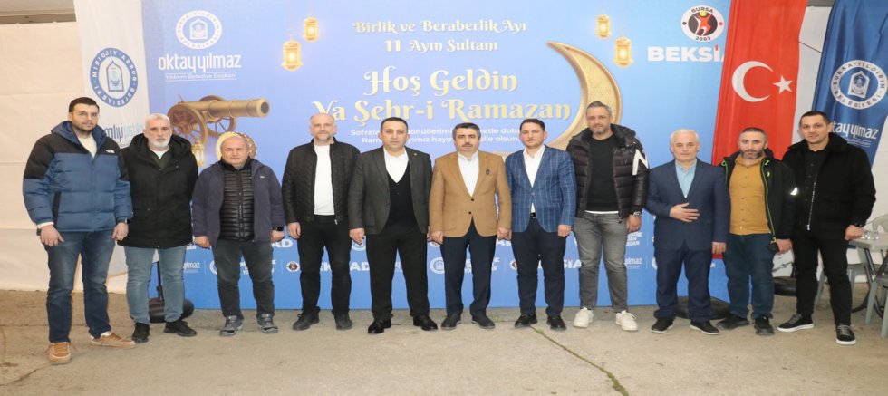 Başkan Yılmaz BEKSİAD'ın iftar çadırını ziyaret ette