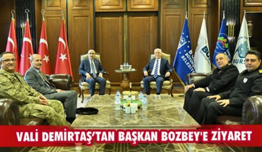 Bursa Valisi'nden Başkan Bozbey'e ziyaret