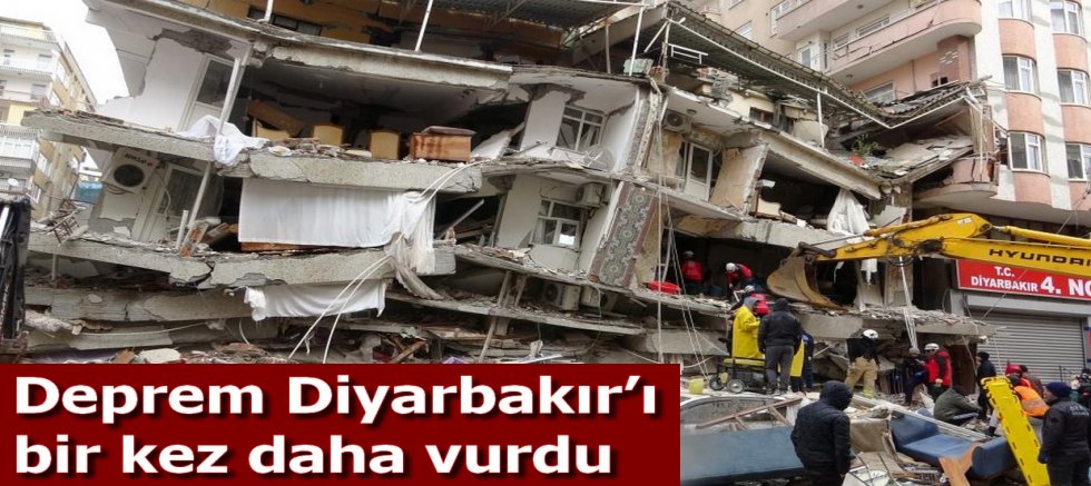 Deprem Diyarbakır’ı bir kez daha vurdu