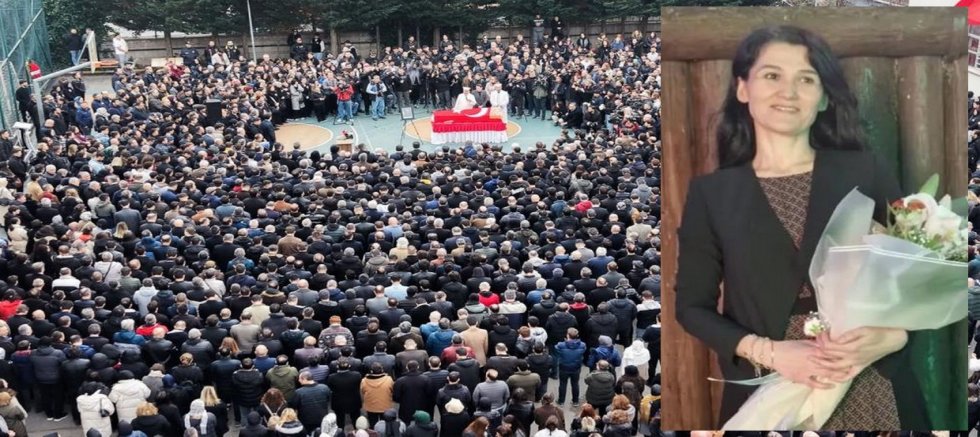 Fatma öğretmen için gözyaşları sel oldu