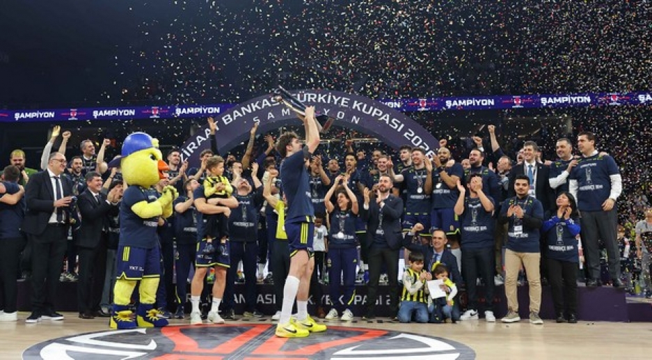 Kupa üst üste 3. kez Fenerbahçe'nin