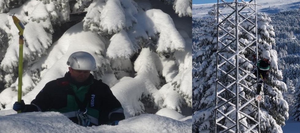 Uludağ'da zorlu mesai