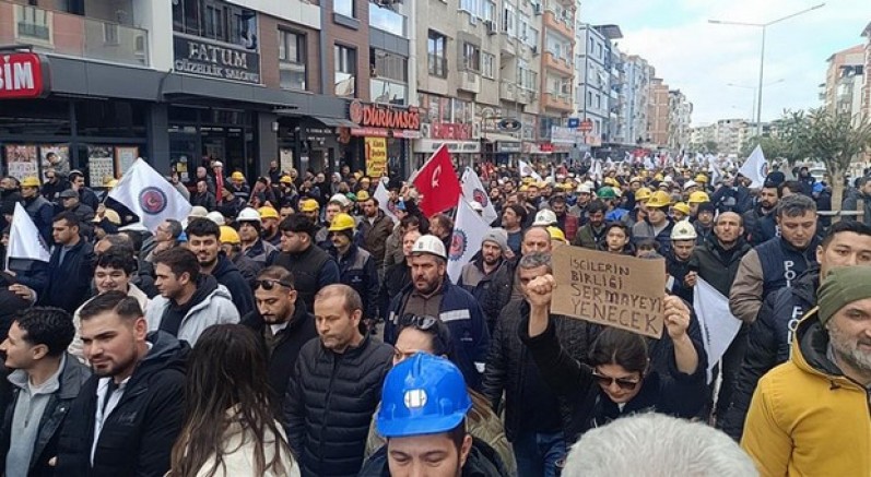Madenciler hakları için yürüyor