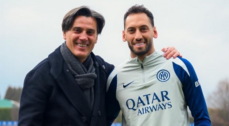 Montella, İtalyan ekibi Inter'in konuğu oldu