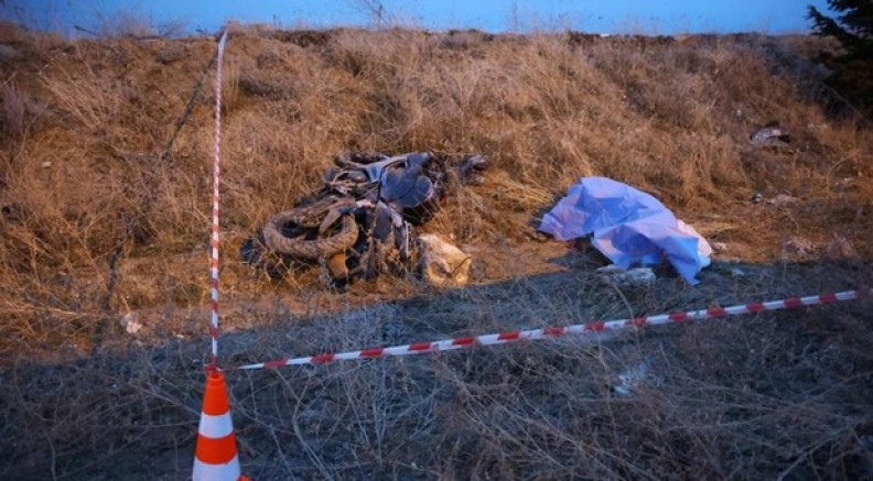 Nevşehir'de motosiklet şarampole devrildi: 1 ölü