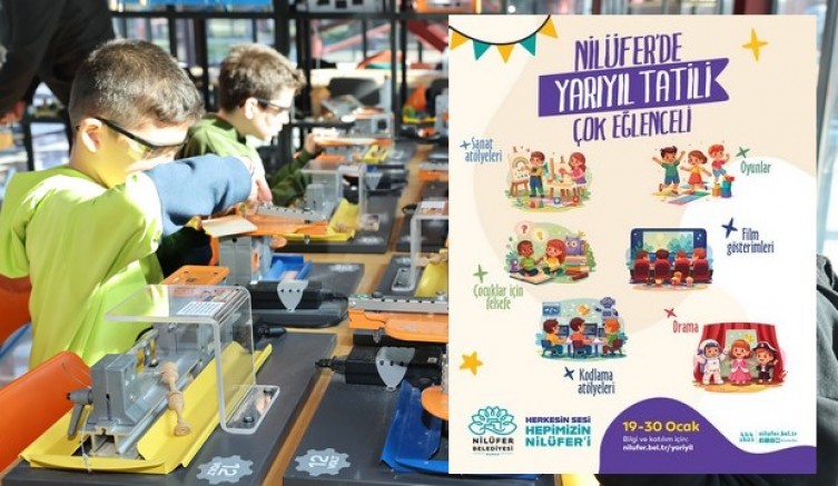Nilüfer Belediyesi’nden çocuklara yarıyıl hediyesi