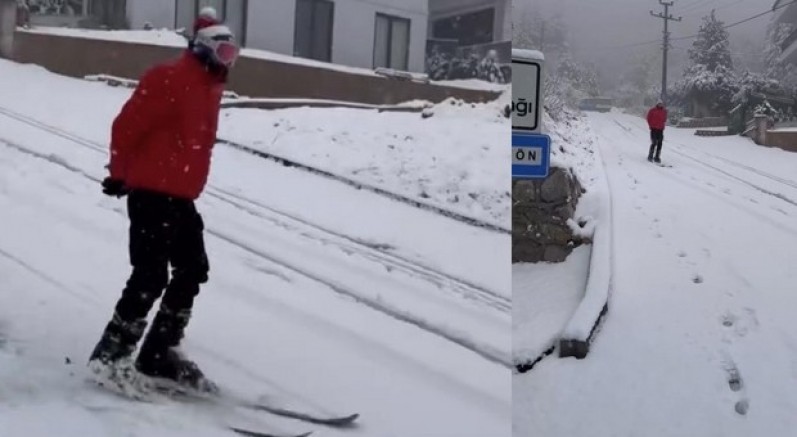 Piremir'de kayak keyfi