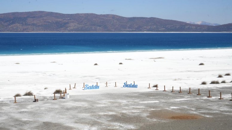 Salda Gölü'nde su seviyesi yükseldi
