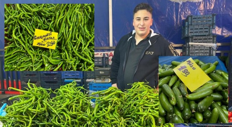 Sivri biber ve salatalığın ateşi yükseldi