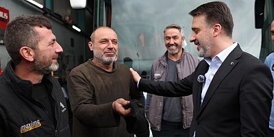 1 Mayıs'ta görev başındaki emekçilere ziyaret