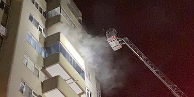 12 katlı binada yangın paniği