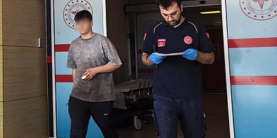 16 yaşındaki gencin parmağı koptu