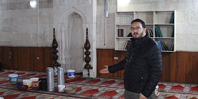 201 yıllık camide kovalı önlem