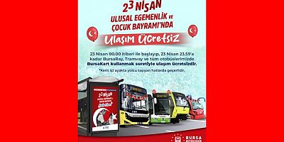 3 Nisan’da toplu ulaşım ücretsiz