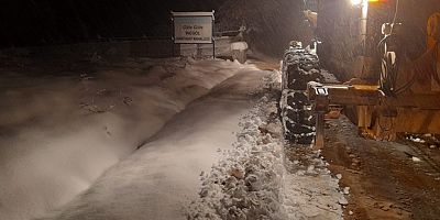 56 mahallede kar mesaisi