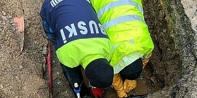 Afet bölgesinde altyapıya BUSKİ müdahalesi