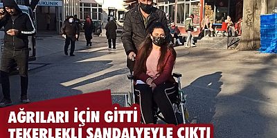 Ağrıları için gitti tekerlekli sandalyeyle çıktı!