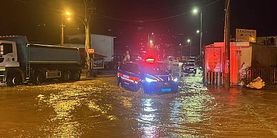 Alanya'da Oba çayı taştı